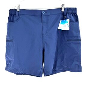 Willit Hiking Cargo Shorts Mens XXL Navy Quick Dry Golf Athletic UPF 50 Tech NEW
